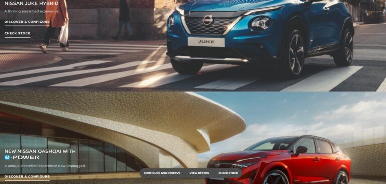 UK Nissan website 